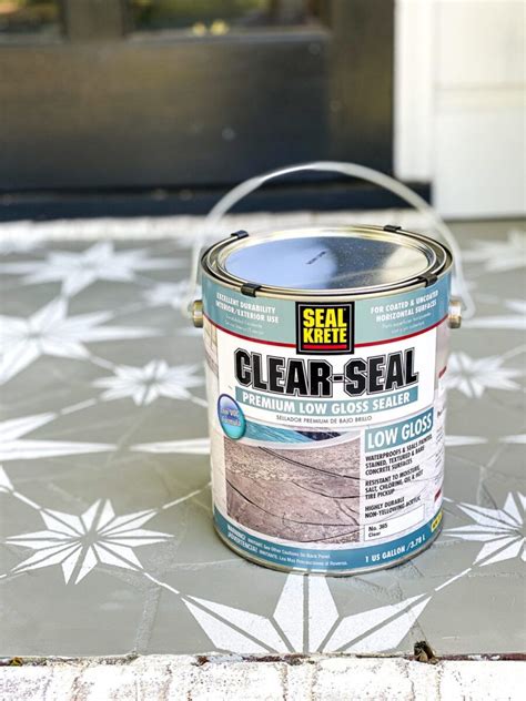 Stencil painted porch floor makeover – Artofit