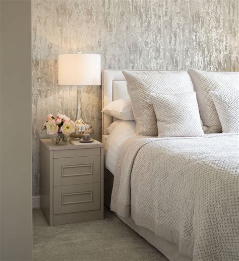 Pretty pinks and neutrals. Bedroom Wallpaper Accent Wall, Wallpaper ...