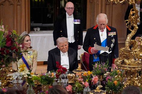 King Charles and President Donald Trump Deliver Speeches at State Banquet