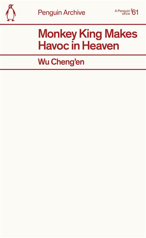 Monkey King Makes Havoc in Heaven by Wu Cheng'en - Penguin Books New ...