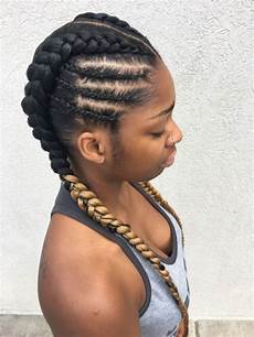 2 Braids Hairstyles by 2 Goddess Braids To The Side New Hairstyles 2 Braids Hairstyles