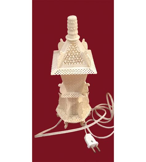 Camel Bone Handcrafted Table Lamp Size 12 Inches