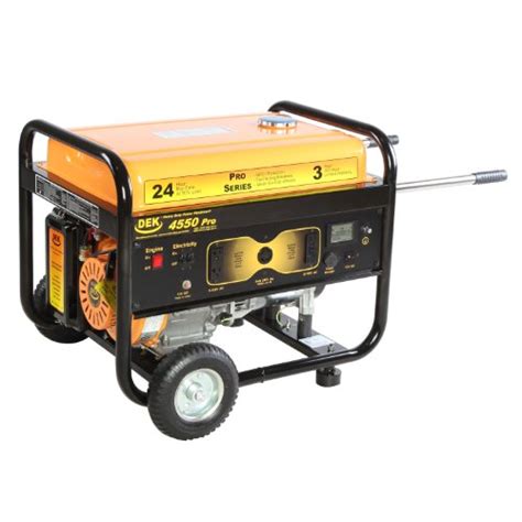 Buy DEK 4550 Watt, 6000 Surge Watt Commercial Grade Generator Online at ...