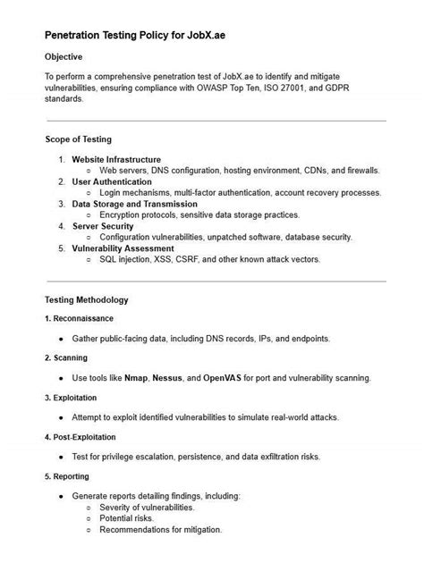 Comprehensive Penetration Testing for JobX.ae | Freelancer