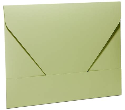 Vision By Gussco Soft Touch Tuck-Flap Envelopes, Letter Size, Green Tea ...