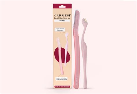 Carmesi Facial Hair Removal Kit - Face & Eyebrow Razor