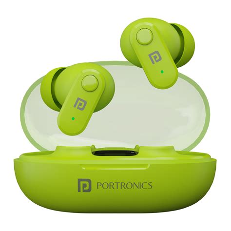 Portronics Harmonics Twins S16 in Ear Wireless TWS Earbuds with 24 Hrs ...