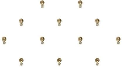 Comet Busters Gold Stone Bindi with Diamond Dot (BV1628) Forehead Gold ...