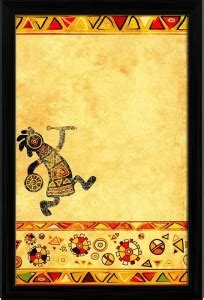 Artzfolio African Traditional Dance Framed Wall Art Print Canvas 23.9 ...