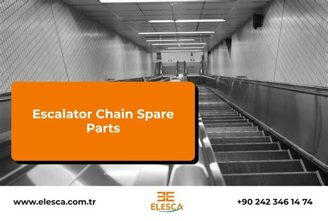 Escalator Chain Spare Parts | Elesca Elevator and Escalator Systems