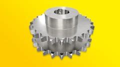 Optimum service for chains and sprockets