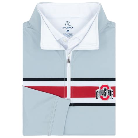 Ohio State Helmet Stripe Collegiate Q-Zip | The Ohio State Helmet ...