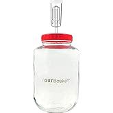 Buy Gutbasket Fermenter 2 L (2 Jars)- Glass Fermentation Jar With ...