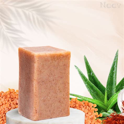 KUMKUMADI MASOOR FACE SCRUB SOAP – Neev Herbal Handmade Soaps