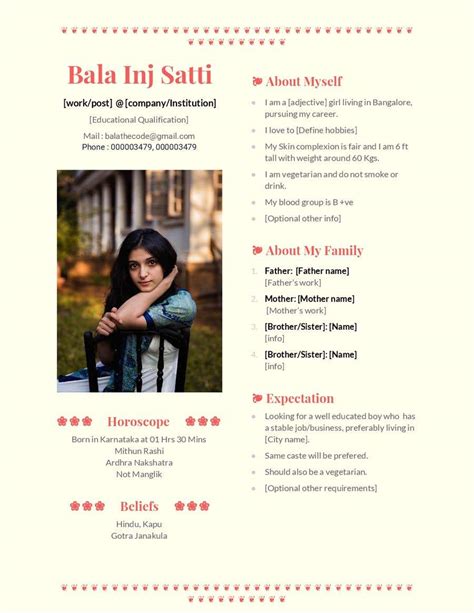 Entry #4 by RasheedEqbal for Design Marriage Bio data Docx [Only for ...