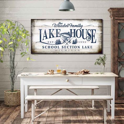 Lake House Decor Signs | Shelly Lighting