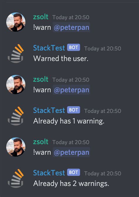 Log Warning Bot Discord 的图像结果