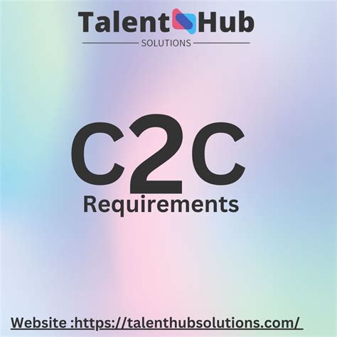 IT C2C Requirements - Talent Hub solutions - Corp to Corp