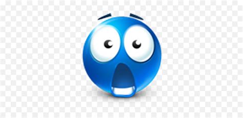 Forum Vadisi Shocked Blue Face Emoji Forum Emoticon Free Emoji Png | My ...