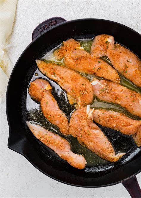 Easy Pan Fried Chicken Tenders Recipe - Cucina by Elena