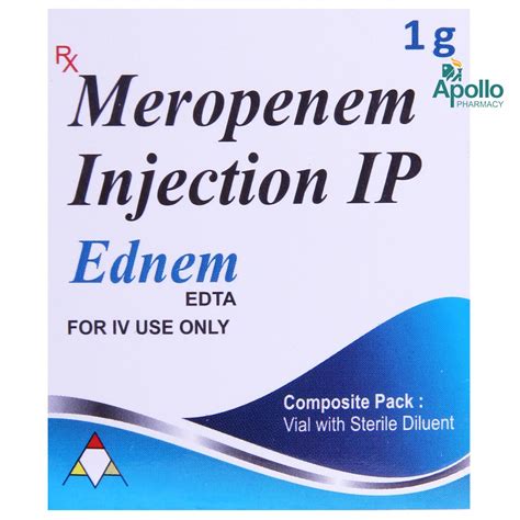 Ednem Edta 1gm Injection | Uses, Side Effects, Price | Apollo Pharmacy