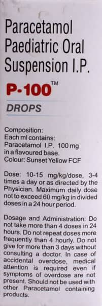 P 100 Drops: Uses, Side Effects, Price, Dosage & More Info - PharmEasy