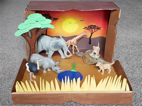 Animal Habitat Diorama