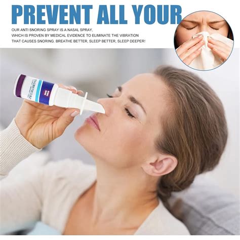 Buy Snoring Nasal Spray Fast Snore Stopper Drops For Better Sleep ...
