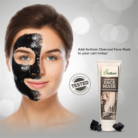 Charcoal Face Mask 100gm – Aviitum