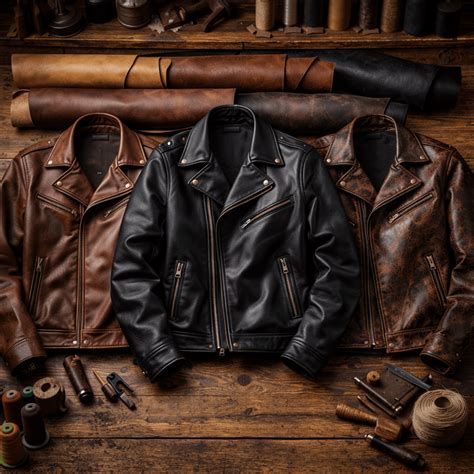 Best Leather Types for Custom Leather Jackets