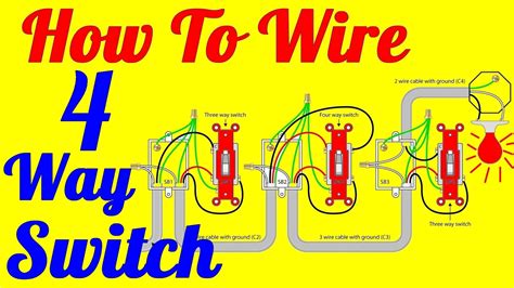 4 way wiring diagram Switch switches electrical chanish lt133 tankbig ...