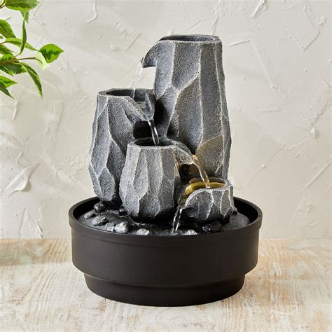 Buy Corsica Alpine Zen Polyresin Water Fountain - 22x28cm from Corsica ...