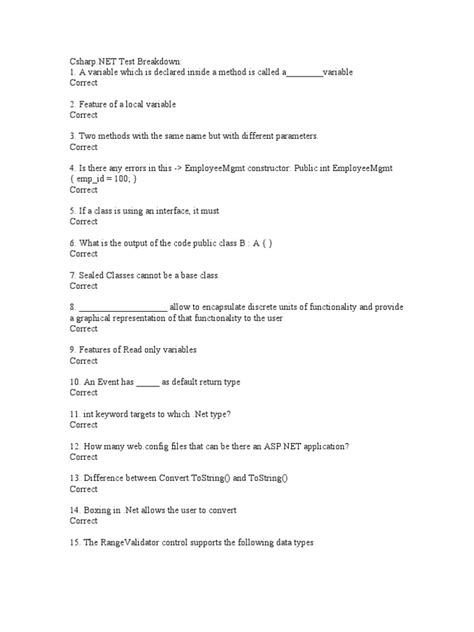 Image result for C# Array and String Interview Questions