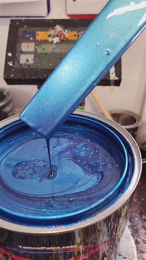 Metallic Blue Paint Code