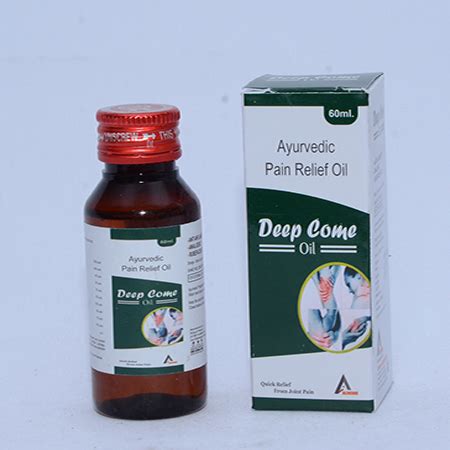 Deep come oil - Ayurvedic Pain Relief Oil - Alencure Biotech Pvt Ltd