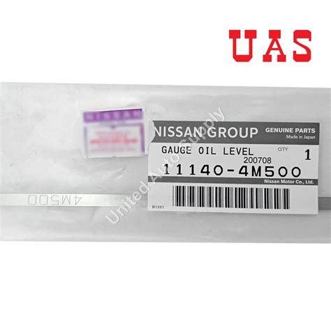 NISSAN GENUINE Oil Dipstick For NISSAN Sentra 1.6 1.8 11140-4M500