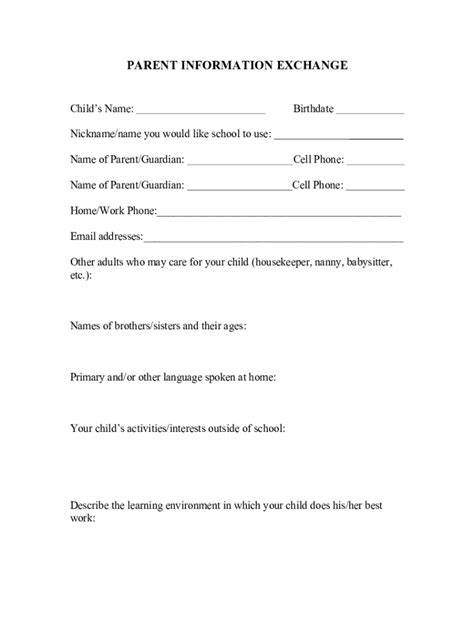 Fillable Online Communicating with Parents: Strategies for ...