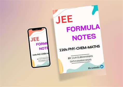 JEE Formula Notes-11th(PCM) eBook : SATHYANARAYANAN, VIJAYSUBRAMANIAN ...