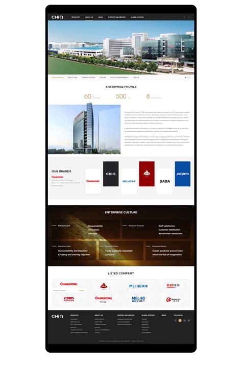 长虹国际 - 网站建设客户案例 - 广州网站建设|网站制作|网站设计-互诺科技-广东网络品牌公司
