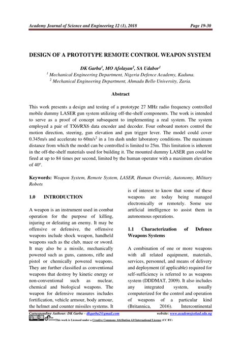 Image result for Weapon Control System