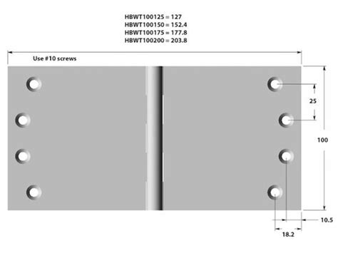 100 x 175 x 4.0mm Brass Wide Throw Hinge | $134.62 | Interior Effects