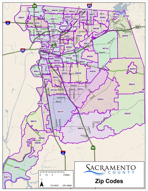 Printable Sacramento Zip Code Map