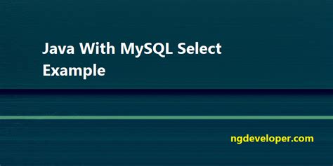 Image result for Simple MySQL in Java