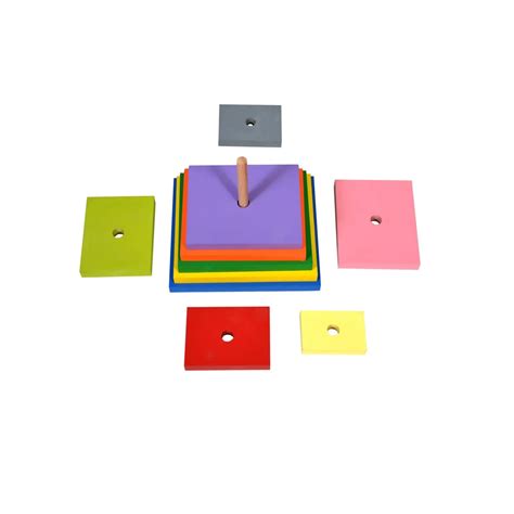 Buy Kidken Rectangle Pyramids Stacker - SkilloToys.com