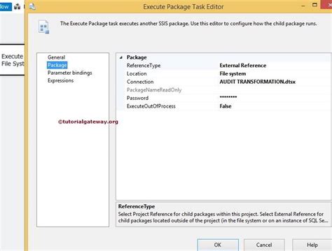 Image result for Execute Package Task in SSIS