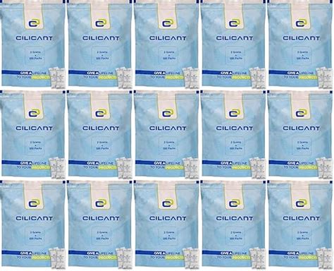 CILICAnT 2 Gram (7500 Pcs) Silica Gel White Packets Desiccant ...