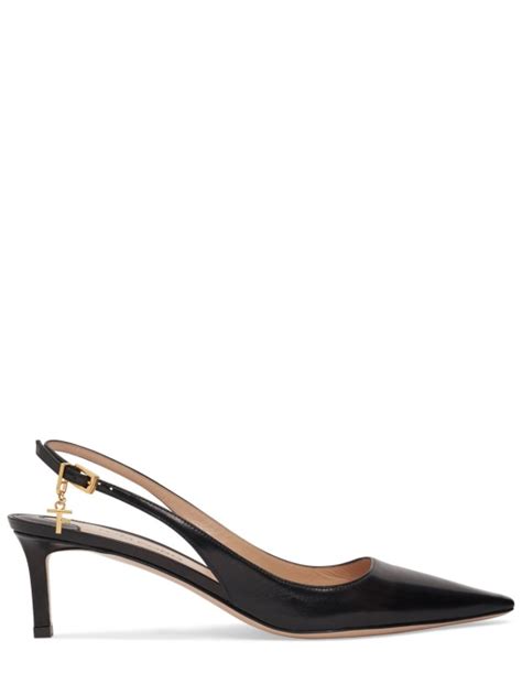 55mm angelina leather slingback pumps - Tom Ford - Women | Luisaviaroma