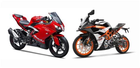 TVS Apache RR 310 vs KTM RC390 – Comparison » Car Blog India
