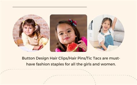 DKB Plastic Hair Tic Tacs Hair Clips For Kids Multicolor Pack of 24 ...