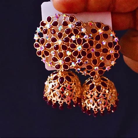 Shop for Green , Red , Marron, Pink Girls Jhumkas Online